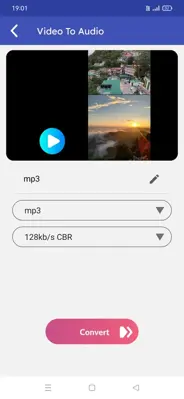 Video To Mp3 Converter android App screenshot 0