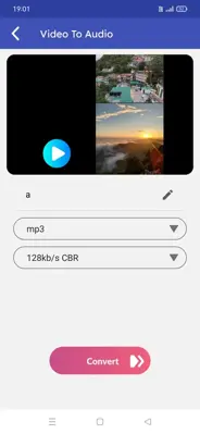 Video To Mp3 Converter android App screenshot 1